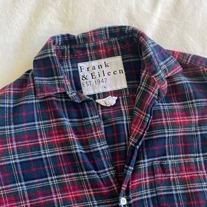 Frank and Eileen Women’s Relaxed Plaid Flannel Size Small